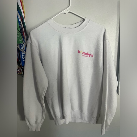 Preppy lightning bolt nantucket barnaby's crewneck white - Picture 2 of 4